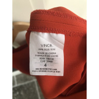 Vince Dress Silk in Orange