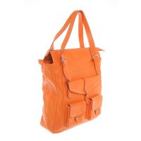 Tosca Blu Handtasche aus Leder in Orange