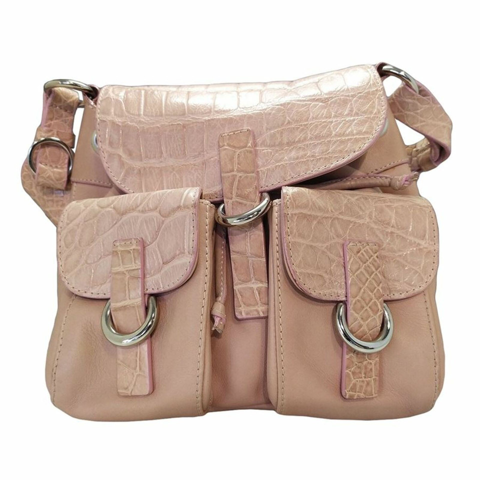Colombo Handbag Leather in Pink
