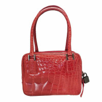 Giorgio Armani Clutch Bag Leather in Red