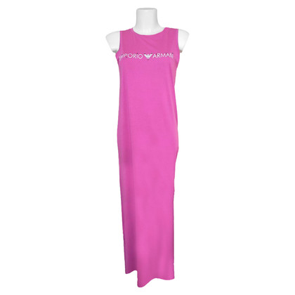 Emporio Armani Kleid aus Baumwolle in Rosa / Pink