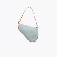 Christian Dior Saddle Bag en Denim en Bleu