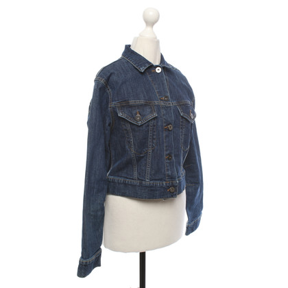 Strenesse Jacke/Mantel aus Baumwolle in Blau