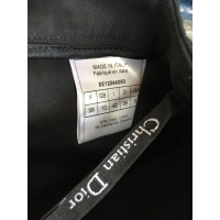 Christian Dior Paire de Pantalon en Coton en Noir