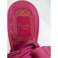 Christian Dior Pumps/Peeptoes en Cuir en Rose/pink
