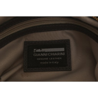 Gianni Chiarini Handtasche aus Leder in Grau
