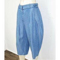 Balmain Hose aus Baumwolle in Blau