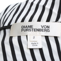Diane Von Furstenberg Top con strisce diagonali