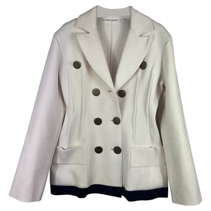 Sonia Rykiel Jacket/Coat Wool in Cream