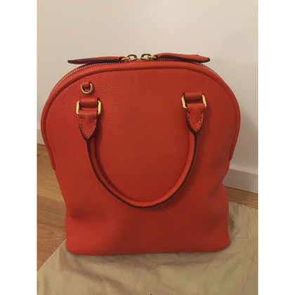 Burberry Prorsum Handtasche aus Leder in Orange