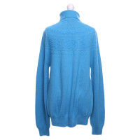 Hermès Pull tricoté en turquoise