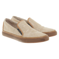 Brunello Cucinelli Slippers in gold colors