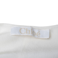 Chloé Silk-top in cream