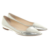 Jimmy Choo Slippers/Ballerinas Leather in Gold