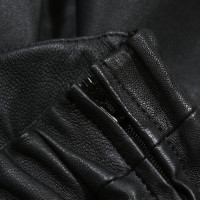 Arma Hose aus Leder in Schwarz