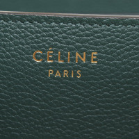 Céline Luggage Mini in Pelle in Verde