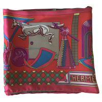 Hermès Sjaal Zijde in Roze