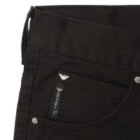 Armani Jeans Jeans in cotone nero