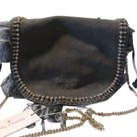 Patrizia Pepe Shoulder bag with rhinestone trim