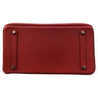 Hermès Birkin Bag 35 aus Leder in Rot