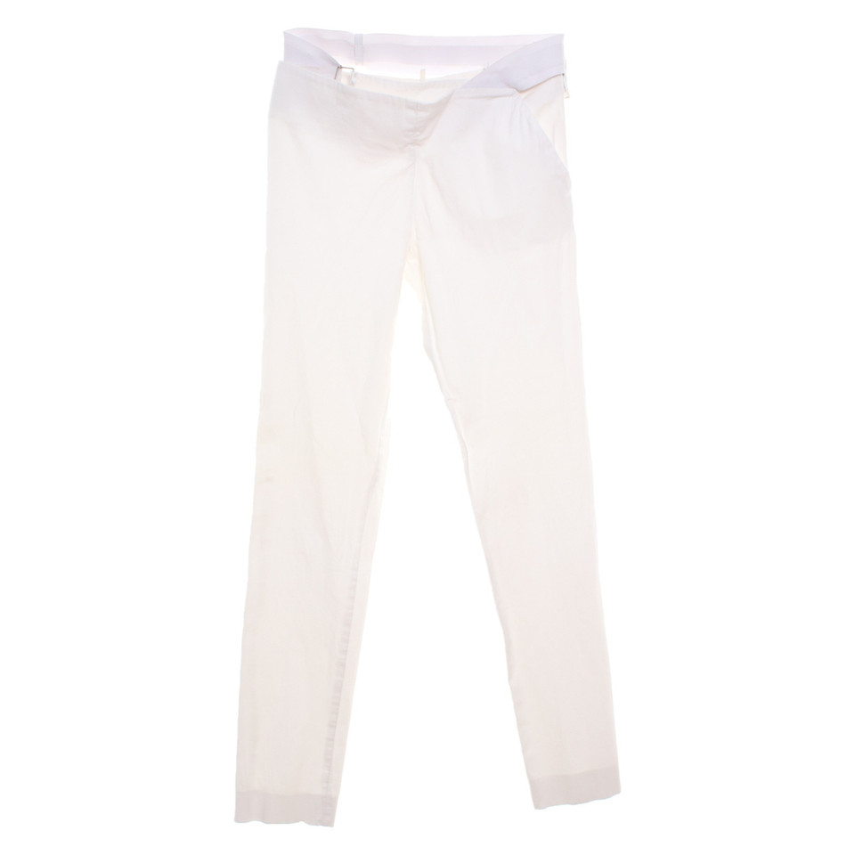 Helmut Lang Paio di Pantaloni in Bianco