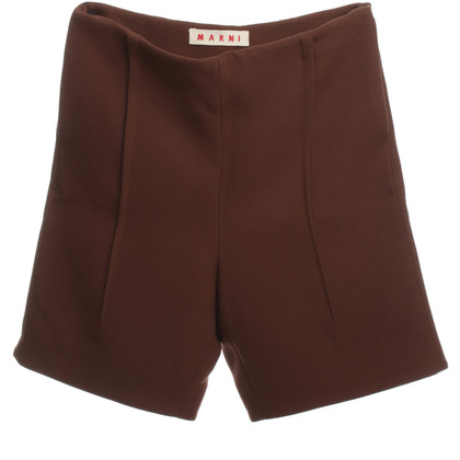 Marni Shorts in Braun/Rot