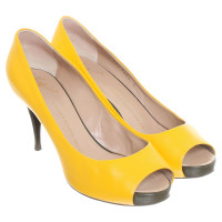 Giuseppe Zanotti Peep-toes in sunny yellow