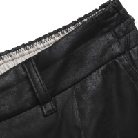 Drykorn Pantalon en cuir noir regarder