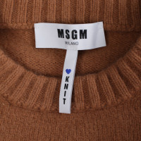 Msgm Knitwear Wool in Brown