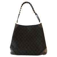 Gucci Leather bag and monogram fabric