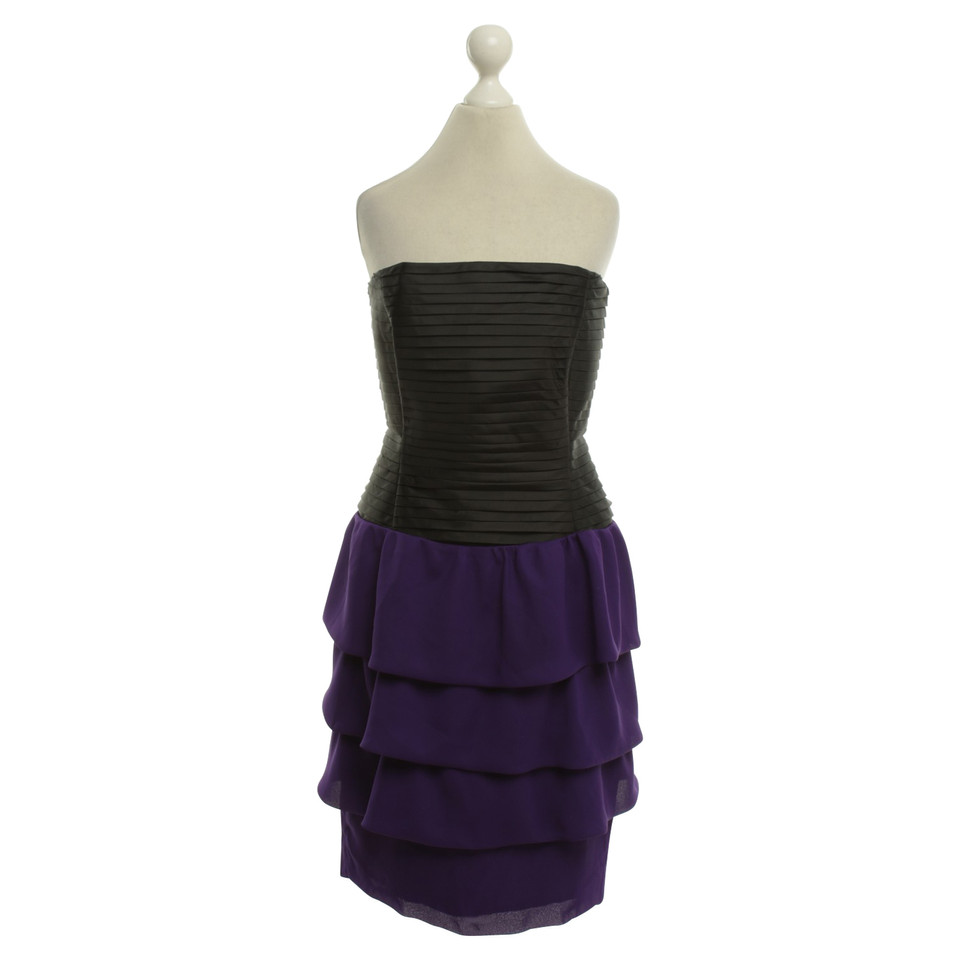 Reiss Robe en noir / violet