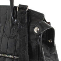 Mulberry Leather backpack in black