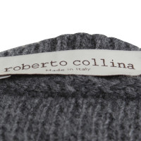 Andere Marke Roberto Collina - Strickjacke mit Fell