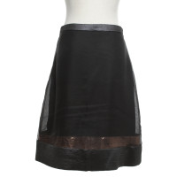 Schumacher skirt in black with glitter