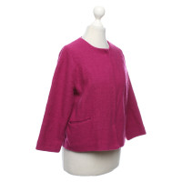 Cos Blazer aus Wolle in Fuchsia