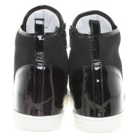 Hogan Sneakers in Black / Silver