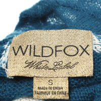Wildfox Pullover in Blau/Weiß