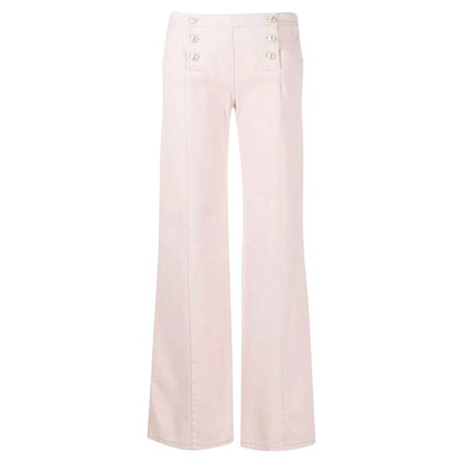 Chanel Trousers Cotton in Nude
