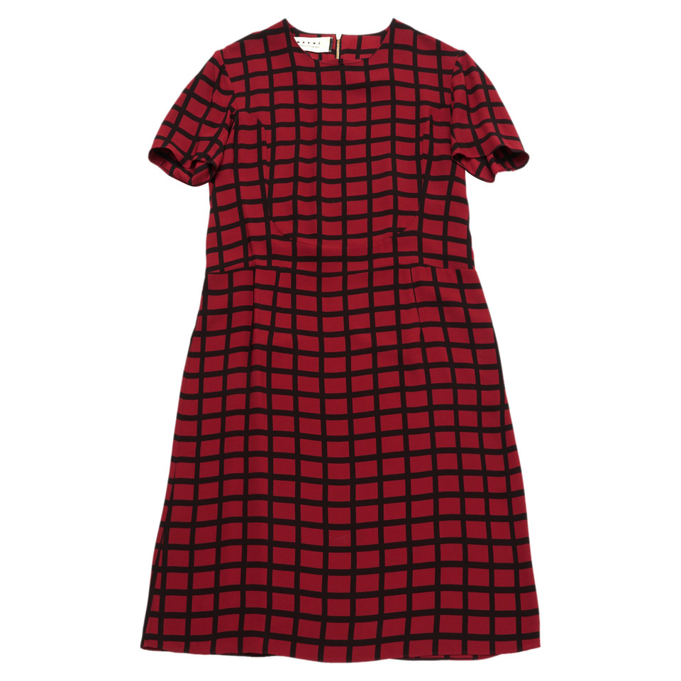 Marni Dress Viscose in Bordeaux