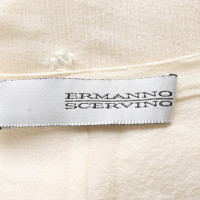 Ermanno Scervino Dress Silk in Cream