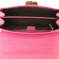 Gucci Bamboo Bag in Pelle in Rosa
