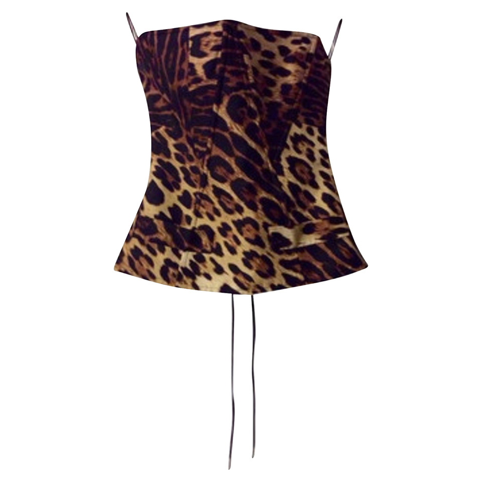 Just Cavalli For H&M Corset with leopard print