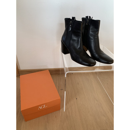 Agl Ankle boots Leather in Black