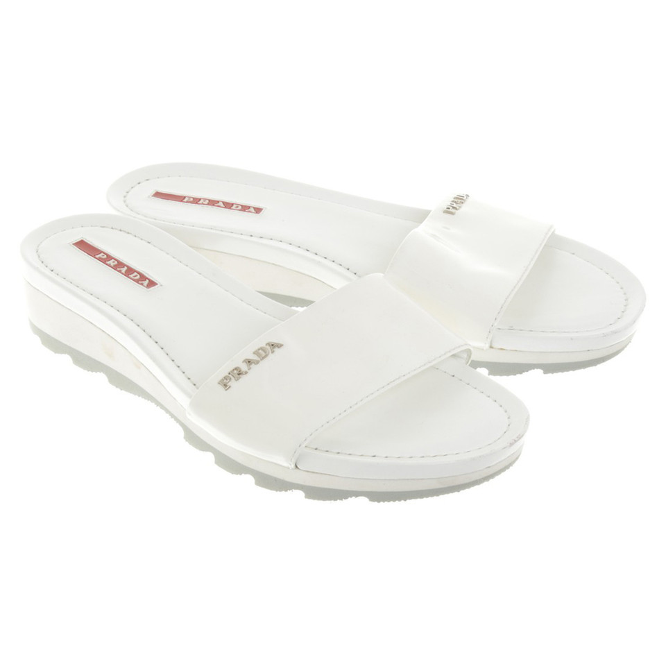 Prada Sandals in White