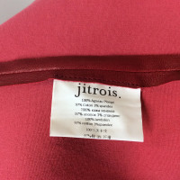 Jitrois Kleid aus Leder in Rot