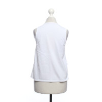 Velvet Vest Cotton in White