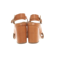 Veronique Branquinho Sandals Leather in Brown