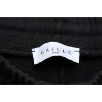 Gaëlle Paris Hose aus Baumwolle in Schwarz