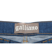 John Galliano Jeans Katoen in Blauw