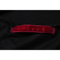 Velvet Skirt Jersey in Black